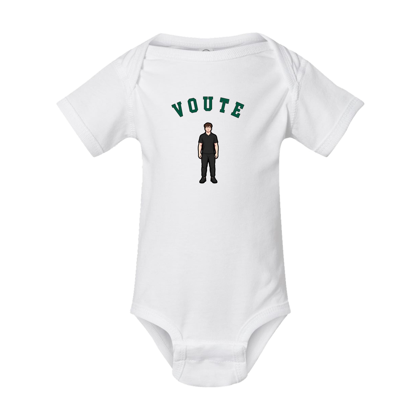 Baby Onesie — Shirsey Arch in White