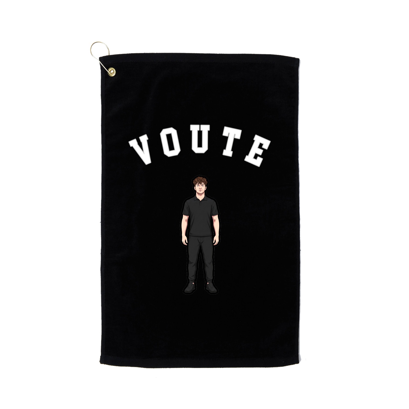 Golf Towel — Shirsey Arch in Black