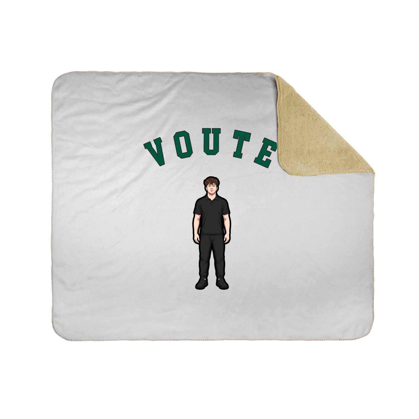 Throw Blanket — Shirsey Arch in White