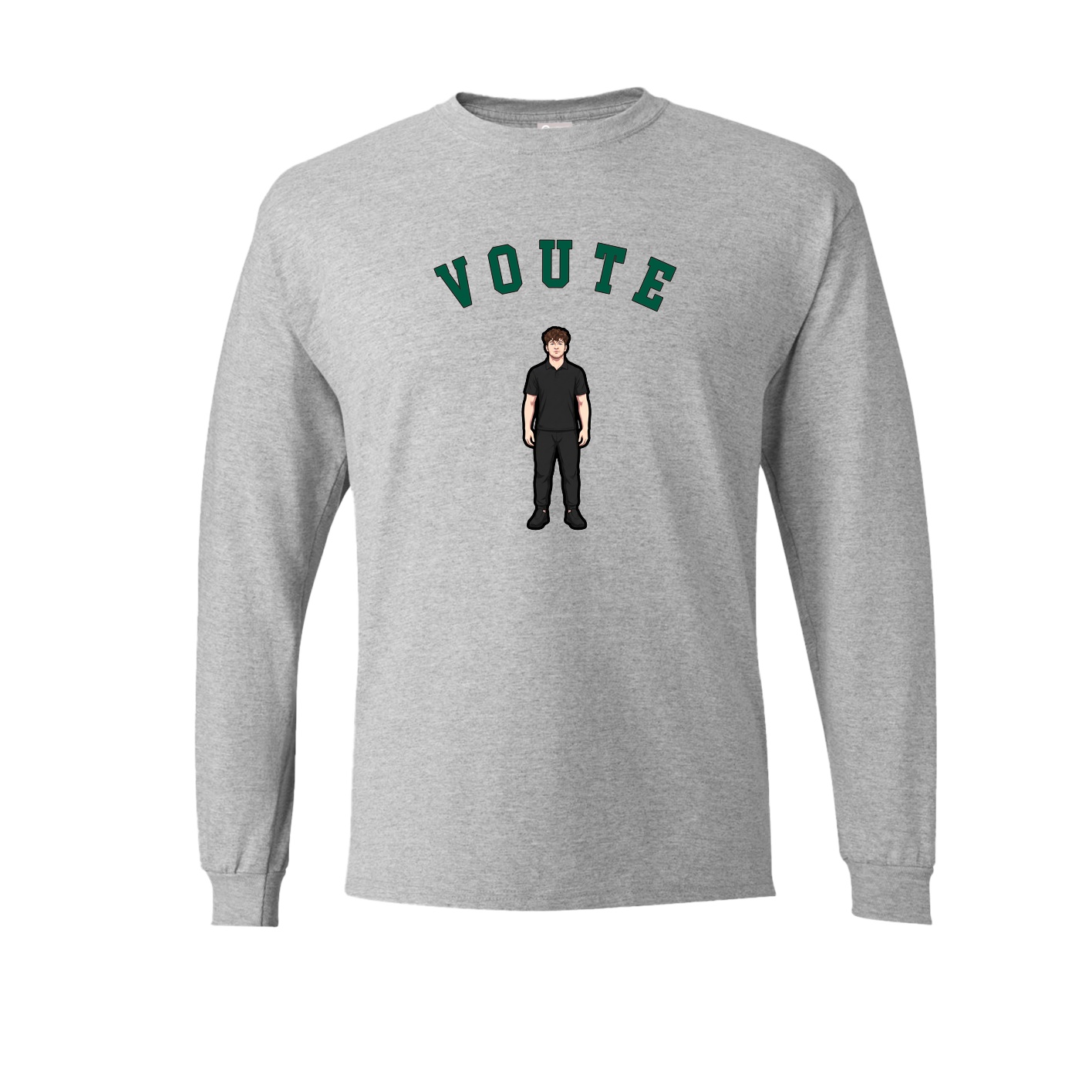 Long Sleeve Tee — Shirsey Arch in Grey