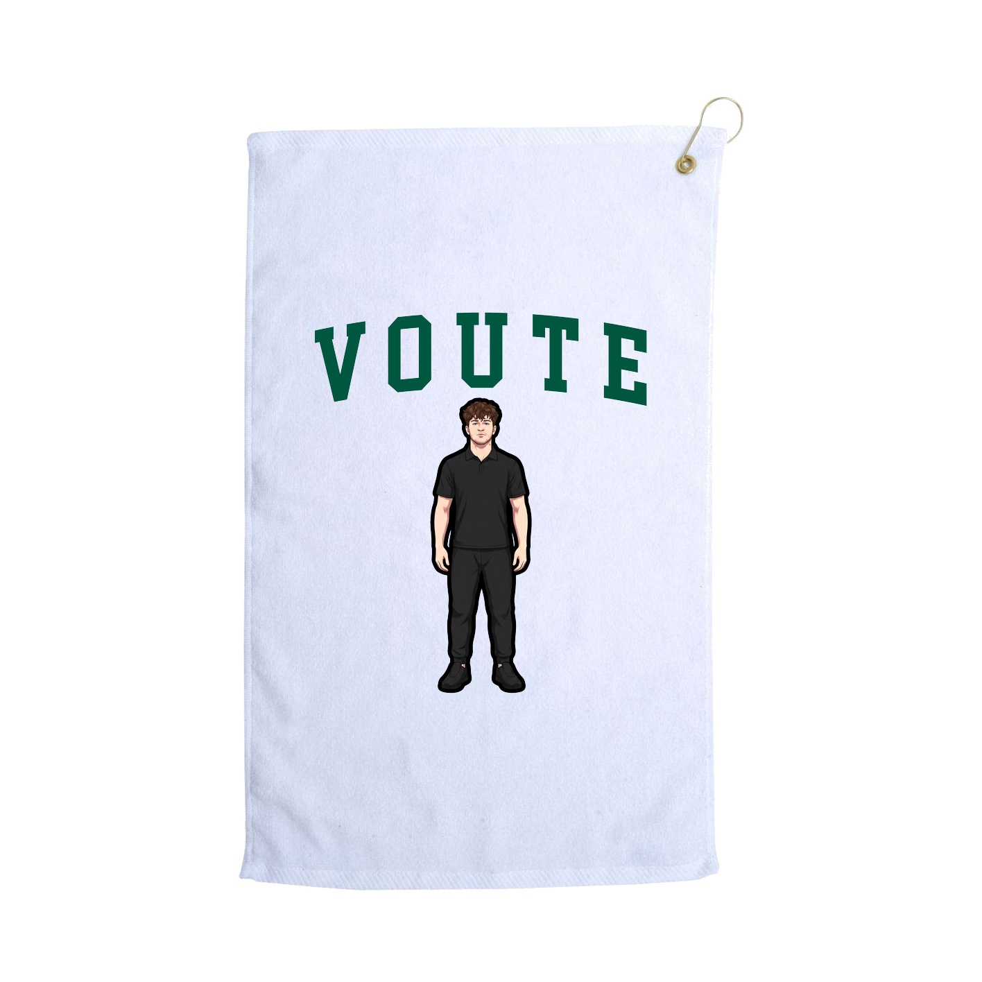 Golf Towel — Shirsey in White