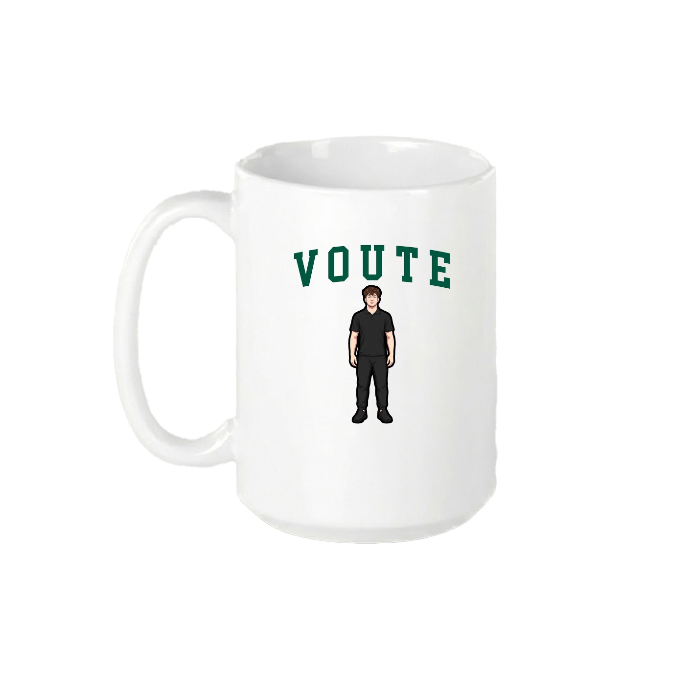 15oz Coffee Mug — Shirsey in White