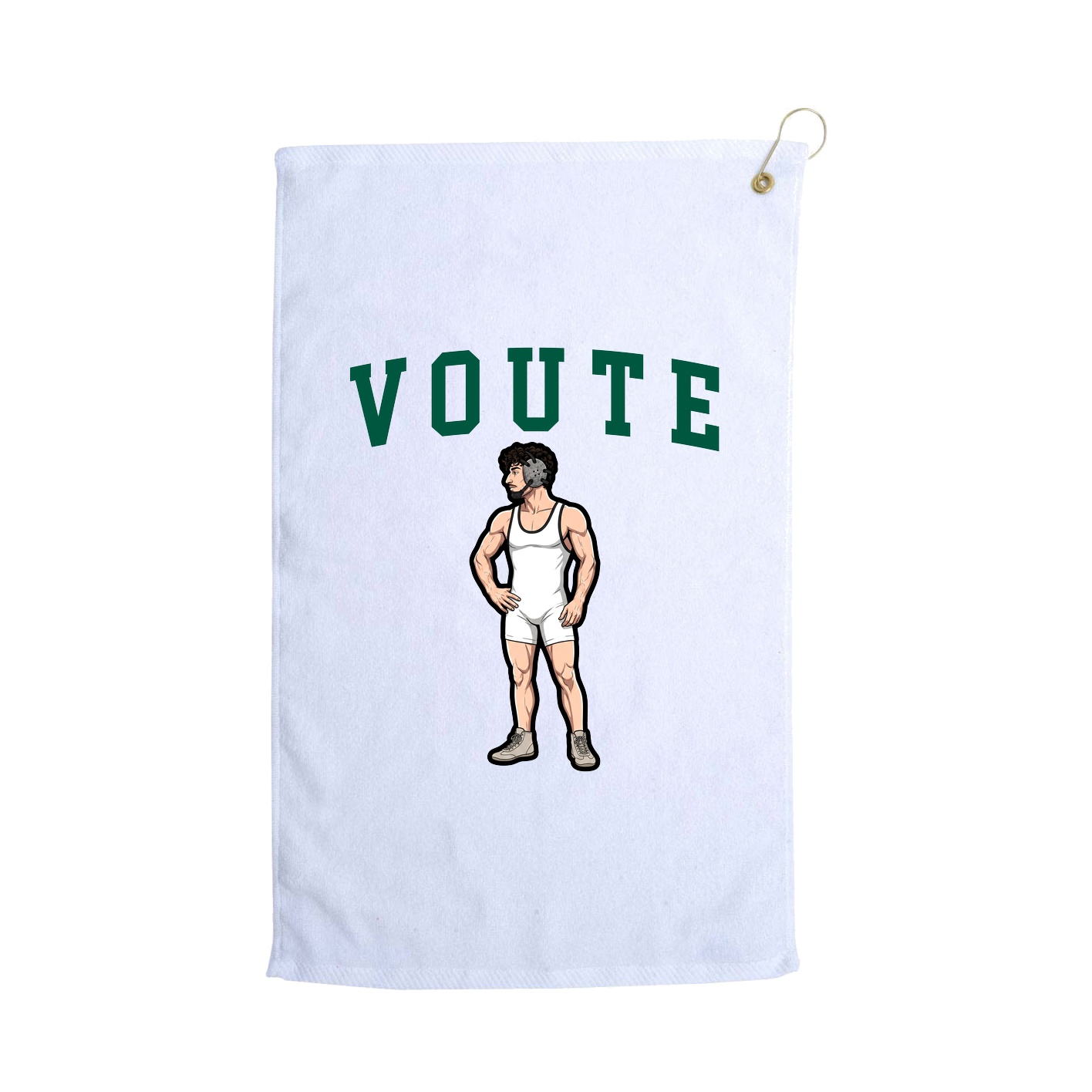 Golf Towel — Shirsey in White
