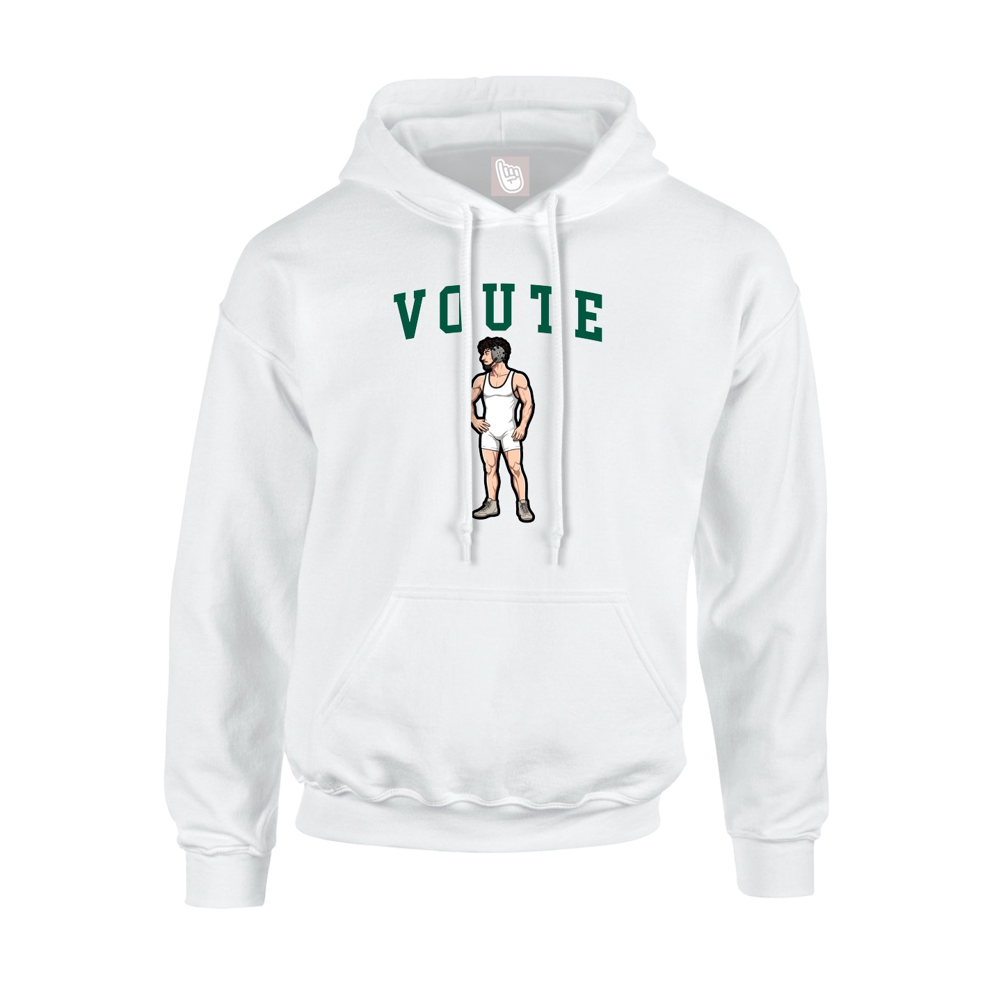 Youth Hoodie — Shirsey in White