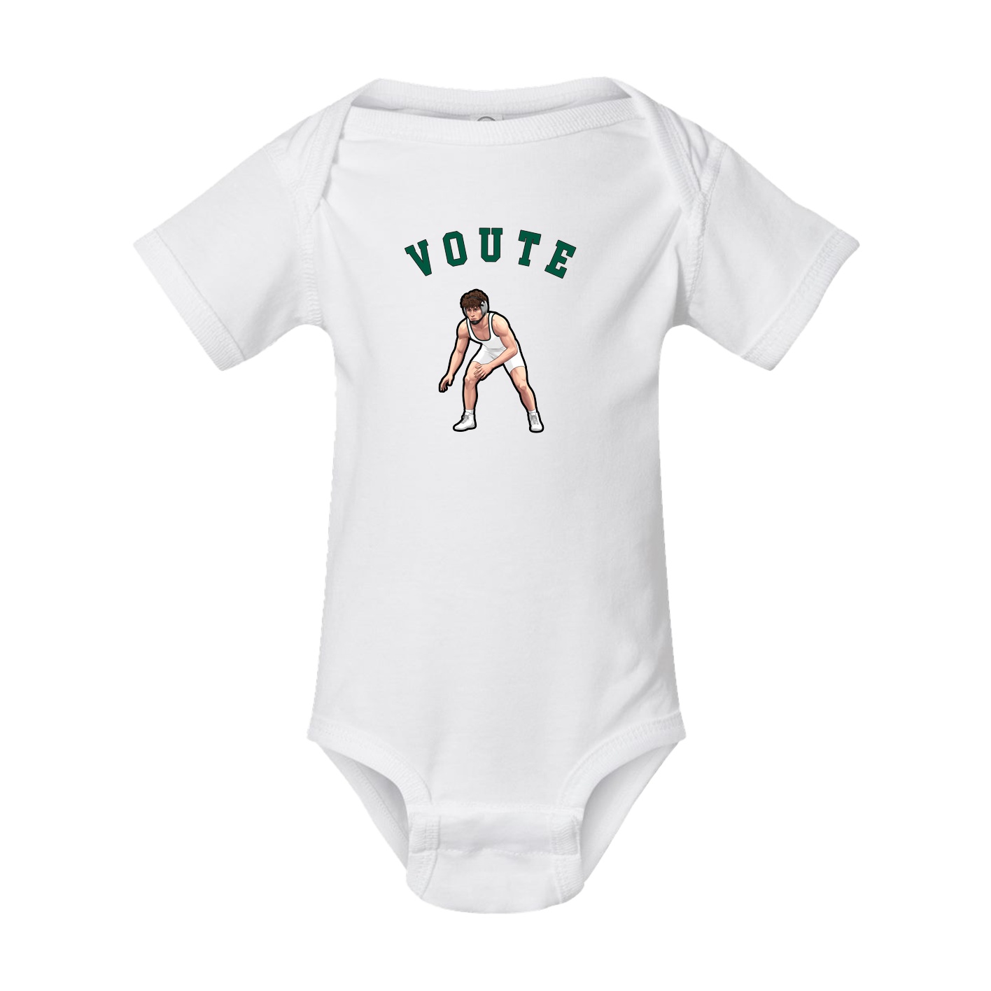 Baby Onesie — Shirsey Arch in White