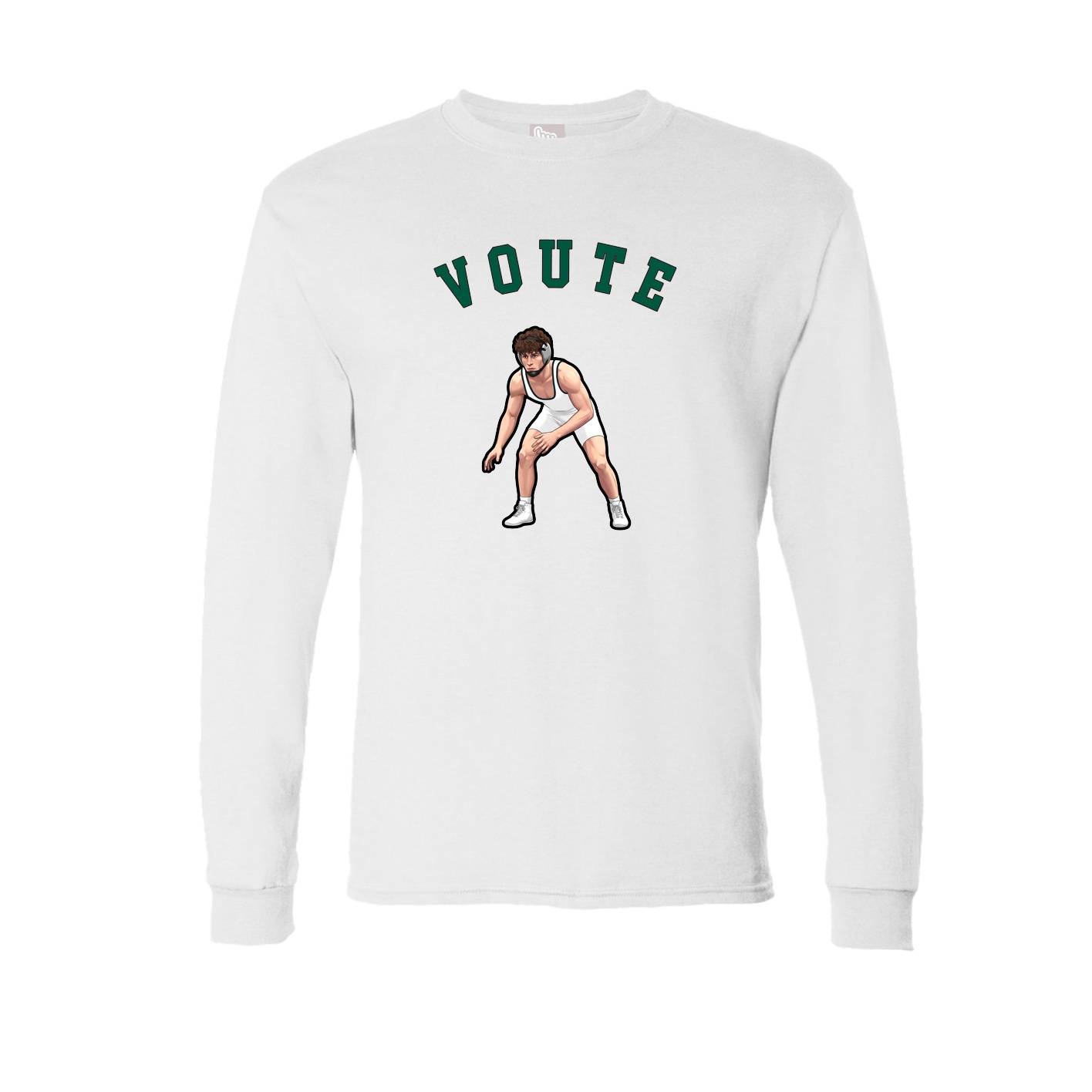 Long Sleeve Tee — Shirsey Arch in White