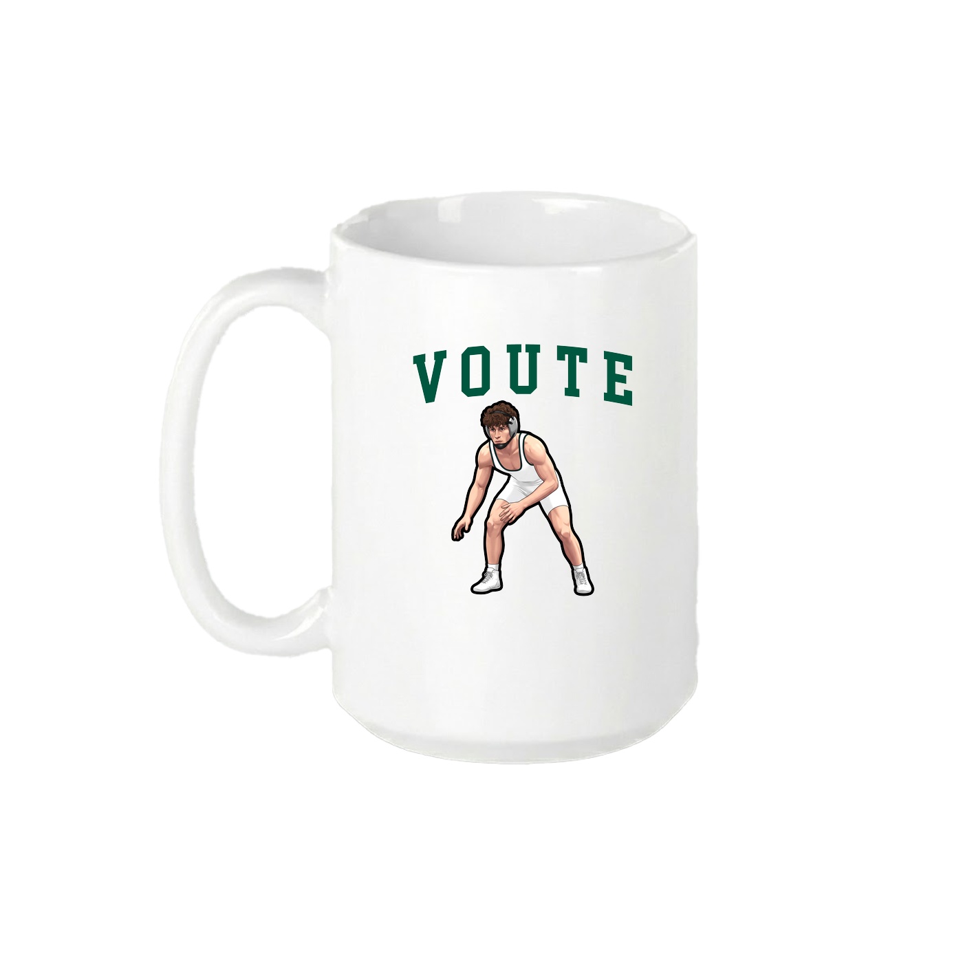 15oz Coffee Mug — Shirsey in White