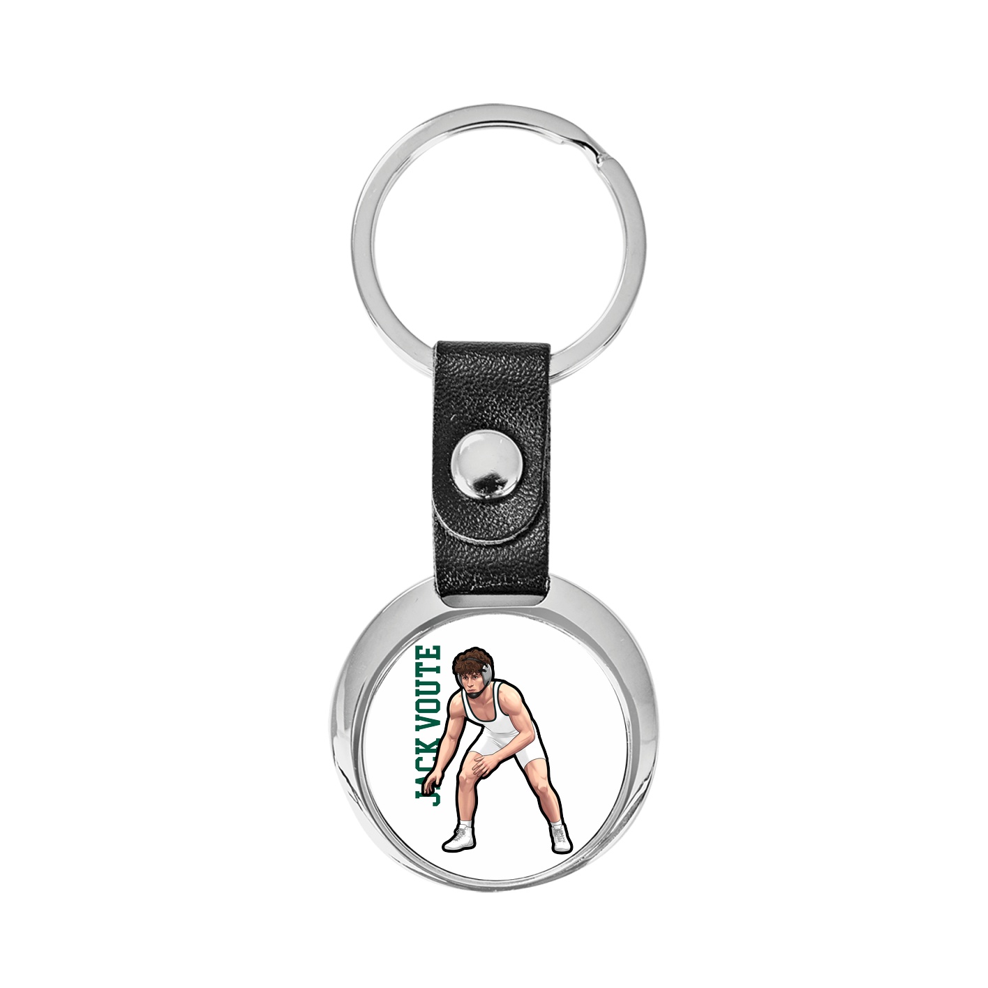 Key Chain — Name Vertical in Classic