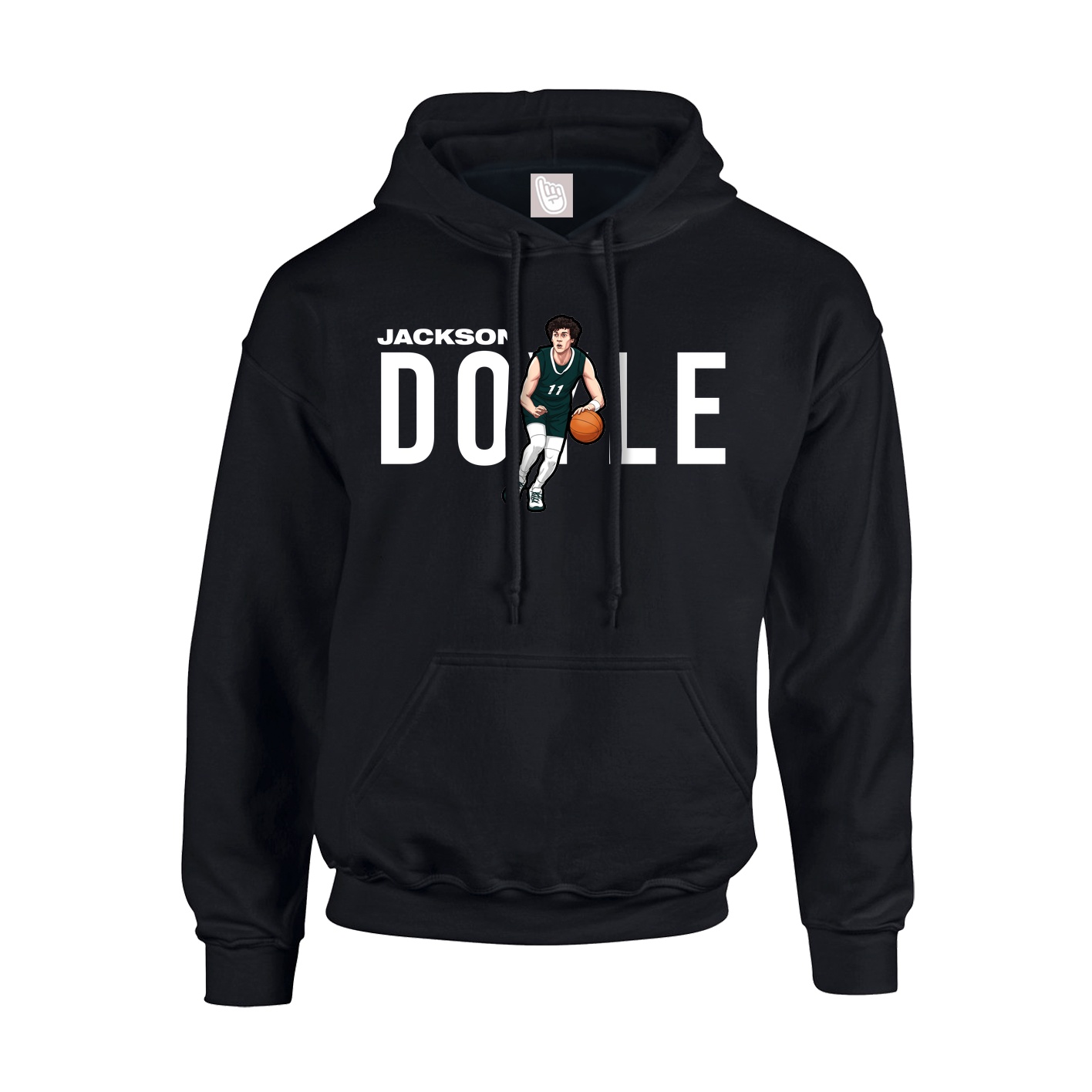 Hoodie — Player Name in Black