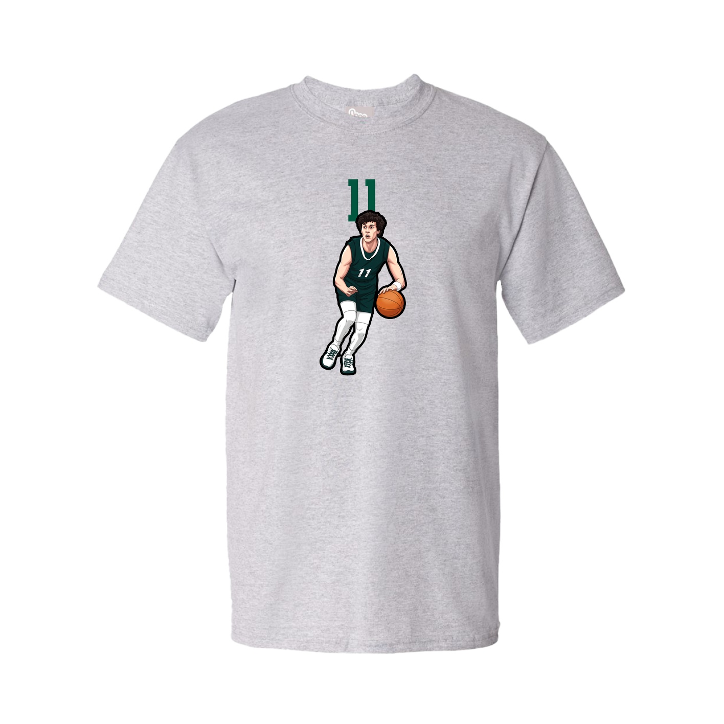 Tee — Number Top in Grey