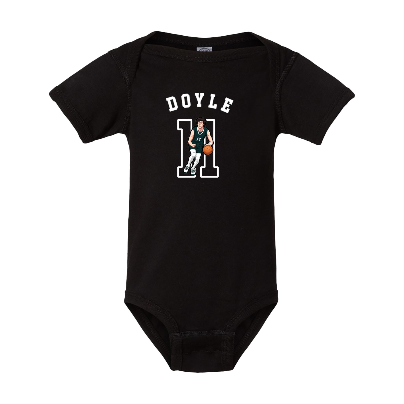 Baby Onesie — Shirsey Arch in Black