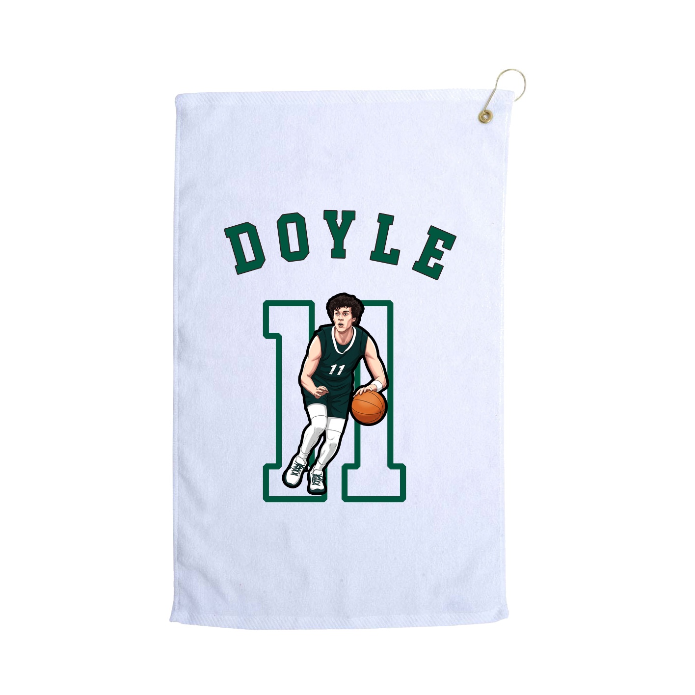 Golf Towel — Shirsey Arch in White