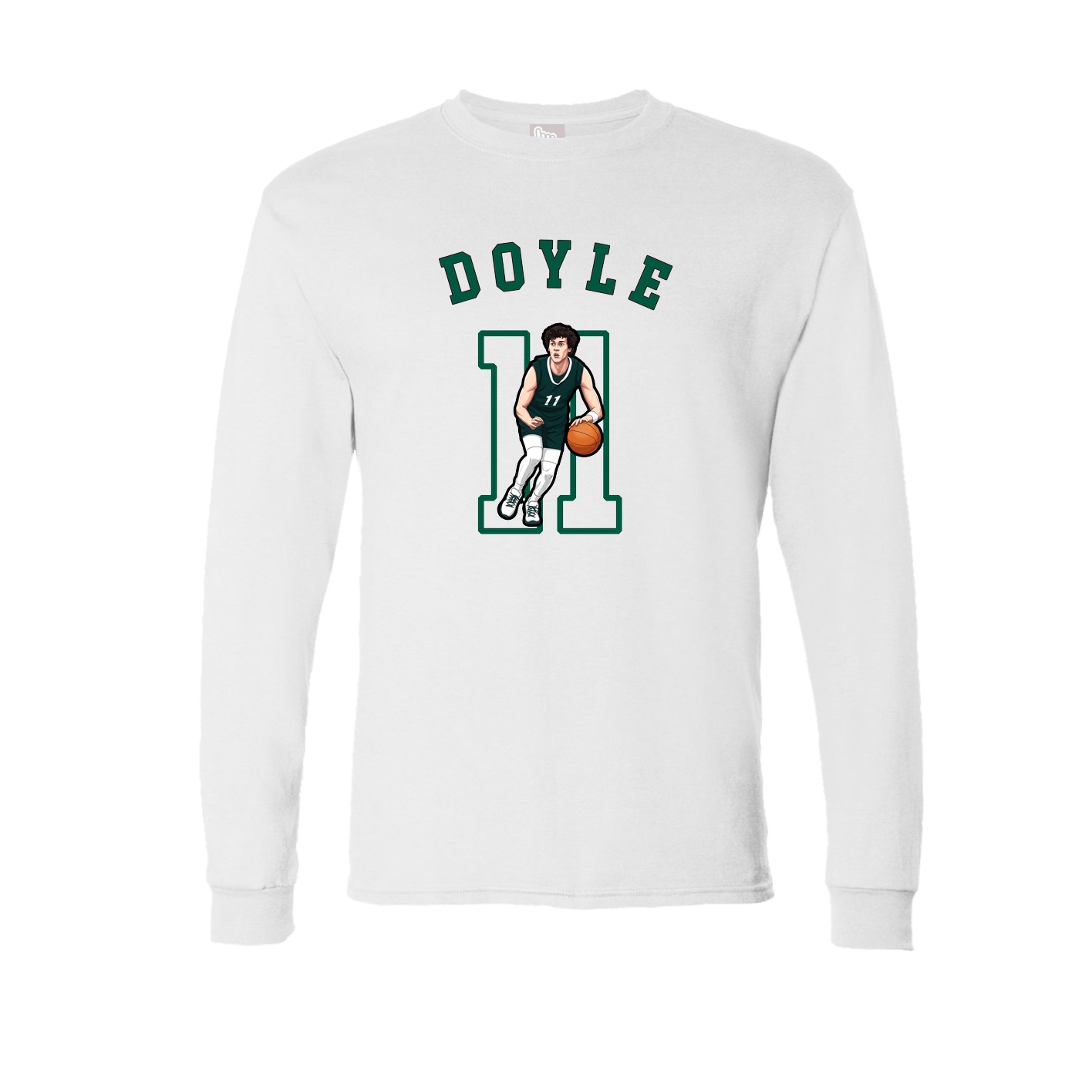 Long Sleeve Tee — Shirsey Arch in White
