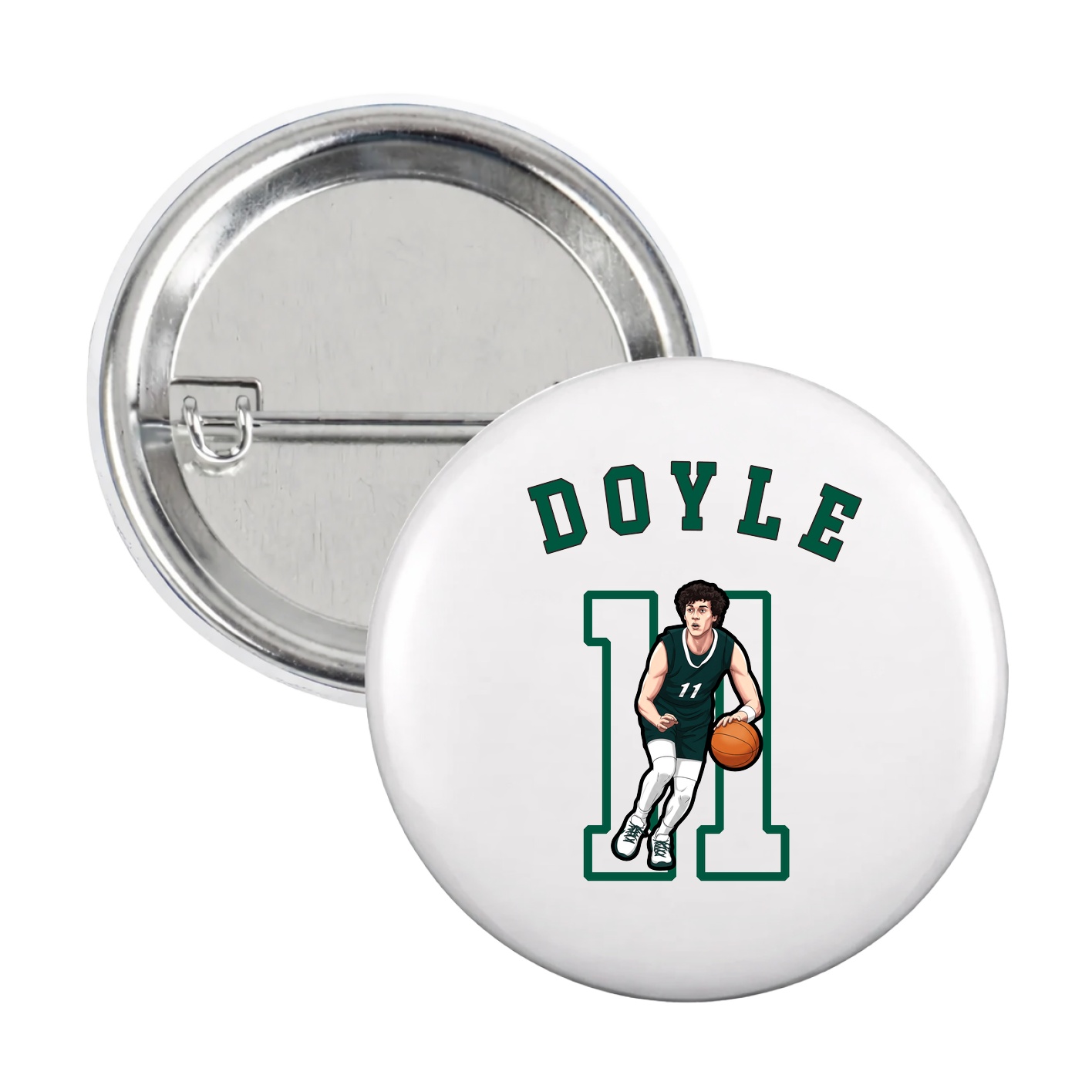 Game Day Button — Shirsey Arch in White