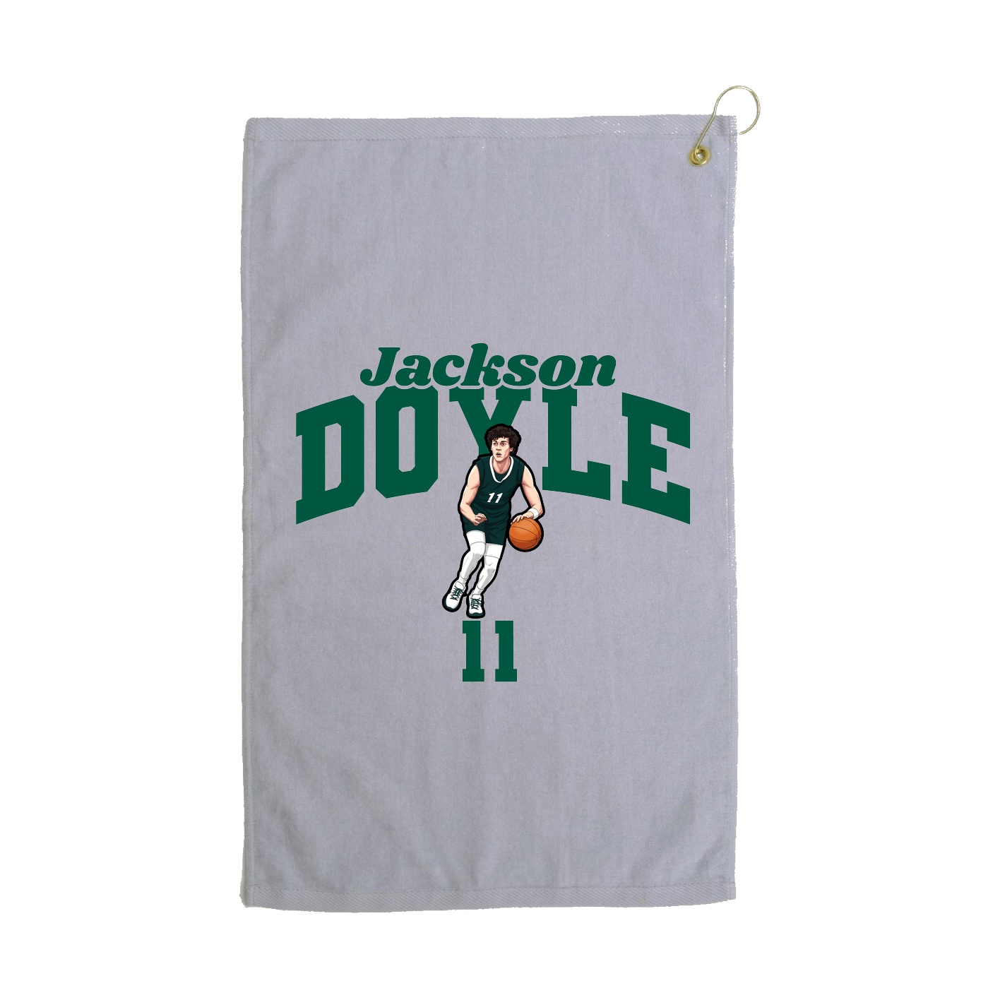 Golf Towel — Signature Arch in Grey