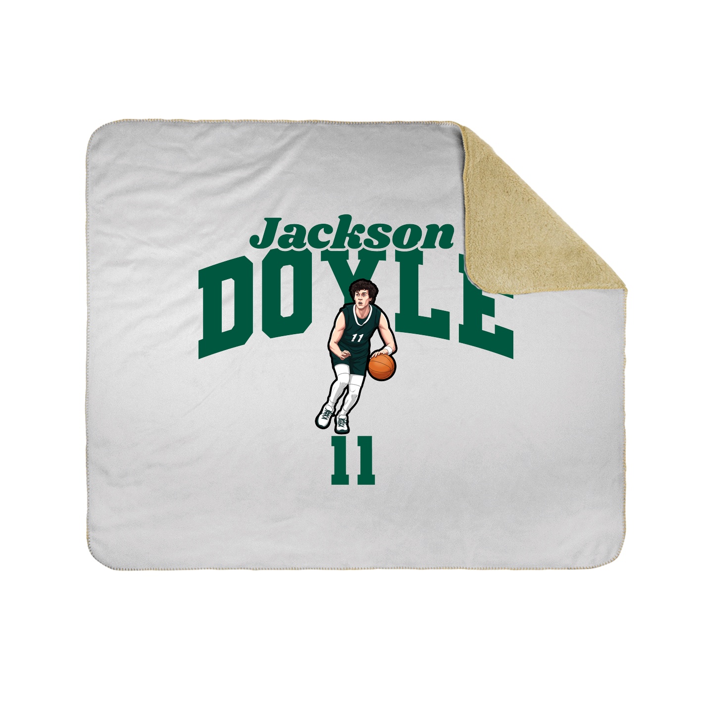 Throw Blanket — Signature Arch in White