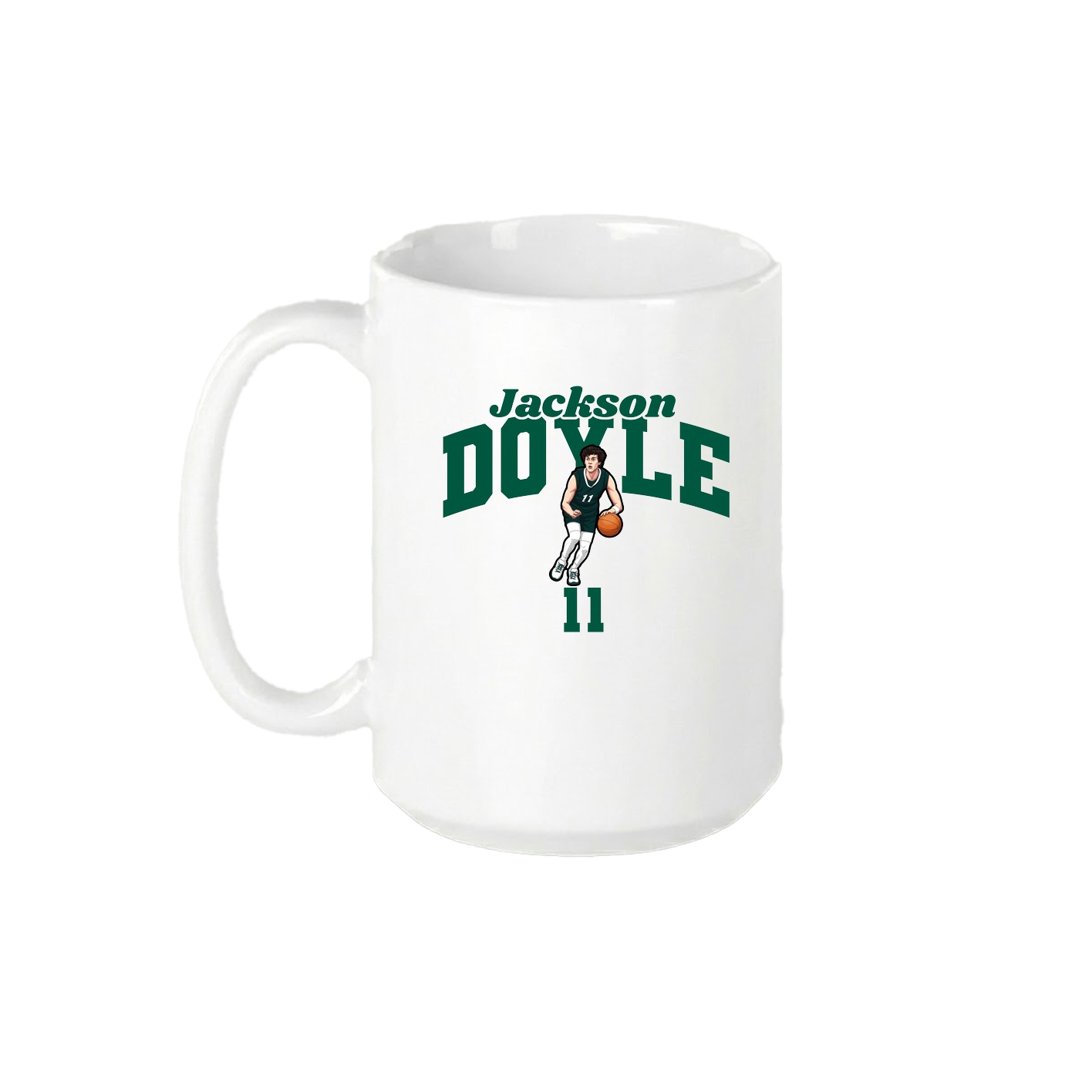 15oz Coffee Mug — Signature Arch in White