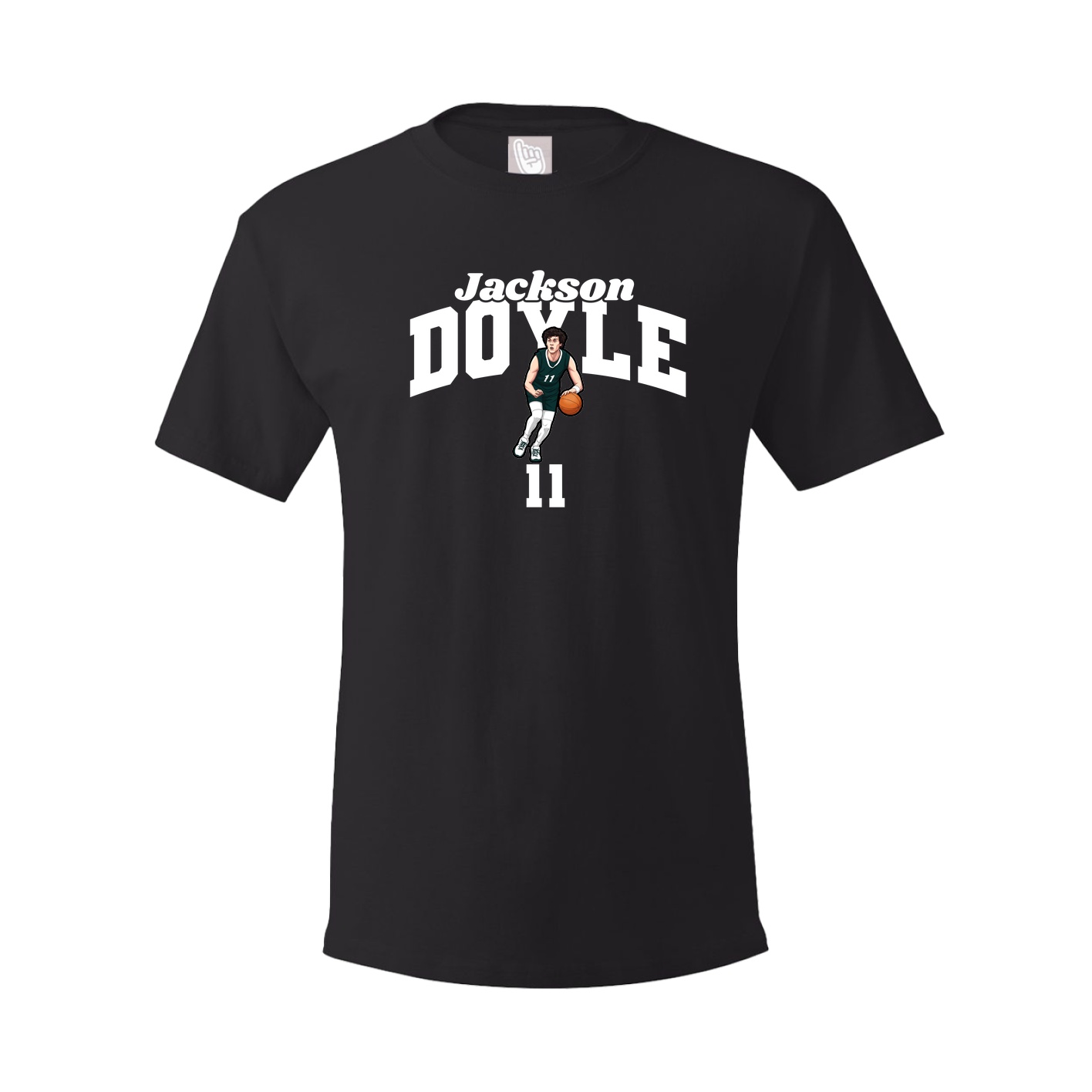 Youth Tee — Signature Arch in Black