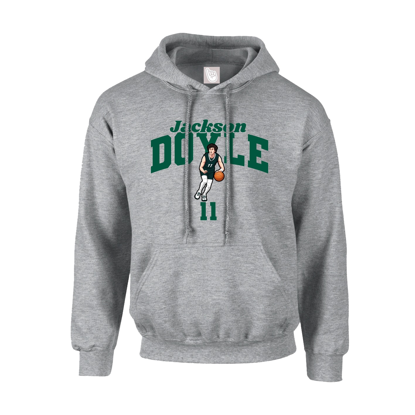 Hoodie — Signature Arch in Grey