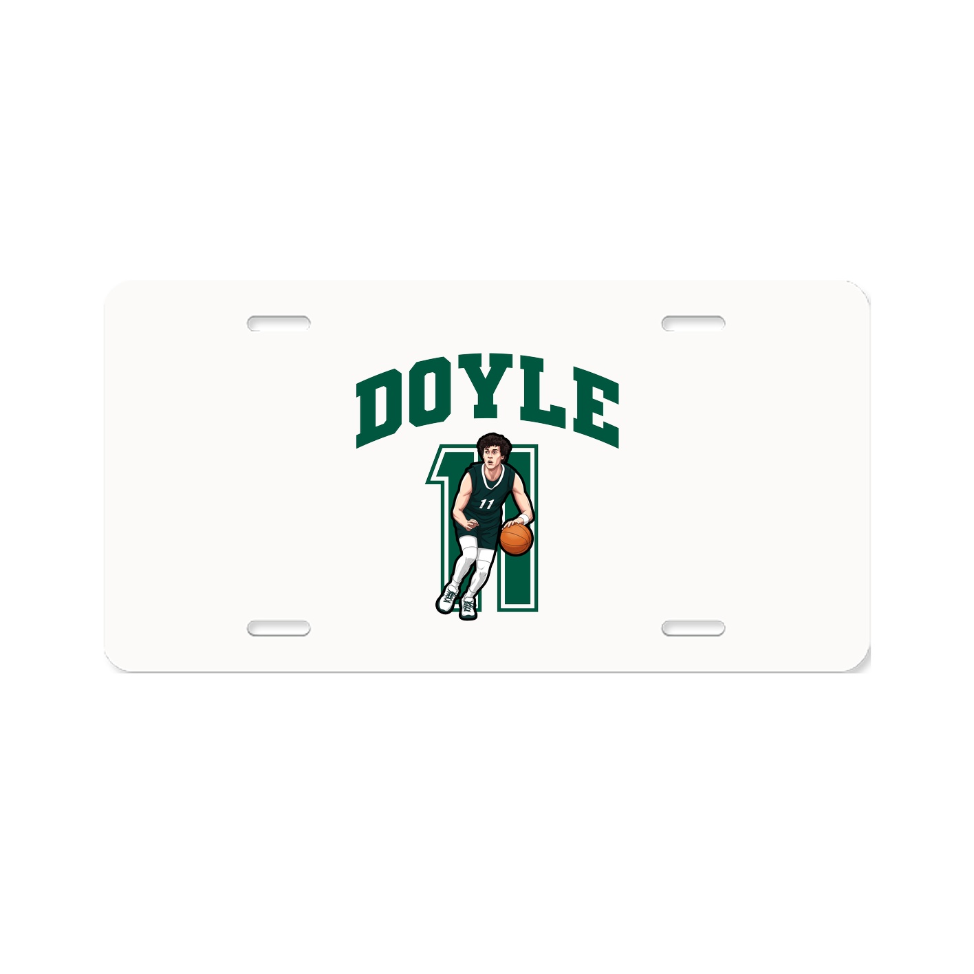 License Plate — Number in Classic