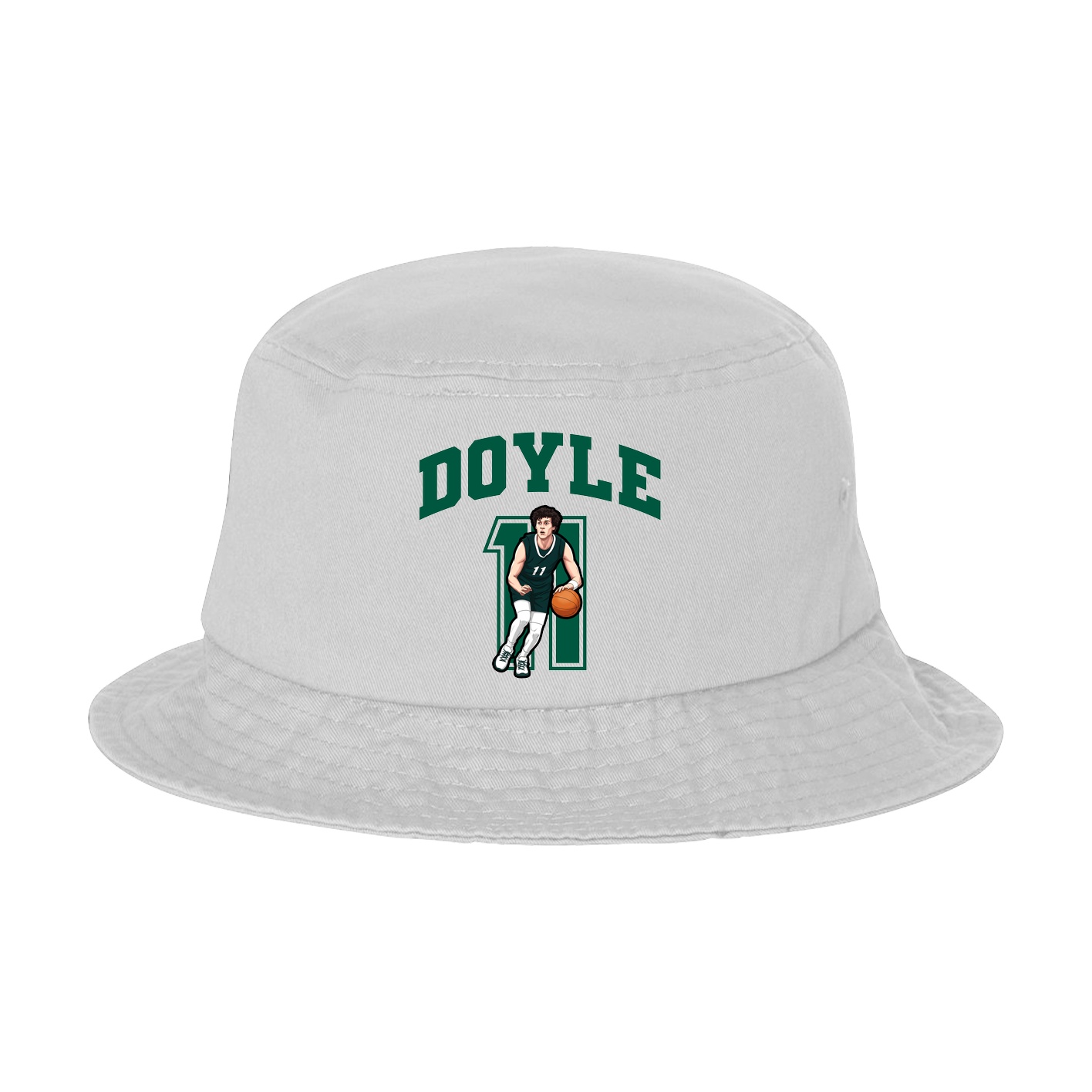 Bucket Cap — Number in White