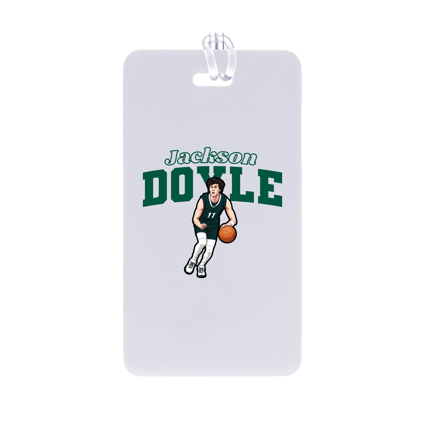 Bag Tag — Name Arch in Classic