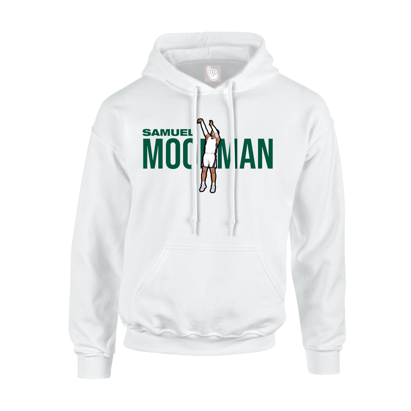 Youth Hoodie — Player Name in White