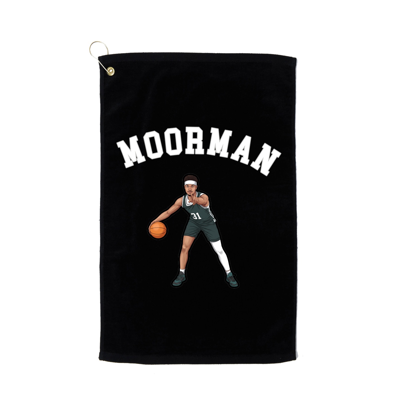 Golf Towel — Shirsey Arch in Black