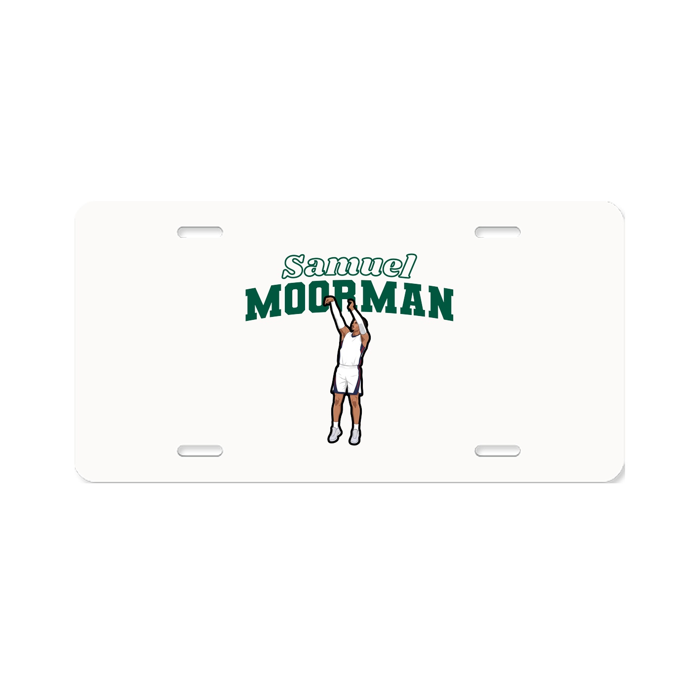 License Plate — Name Arch in Classic