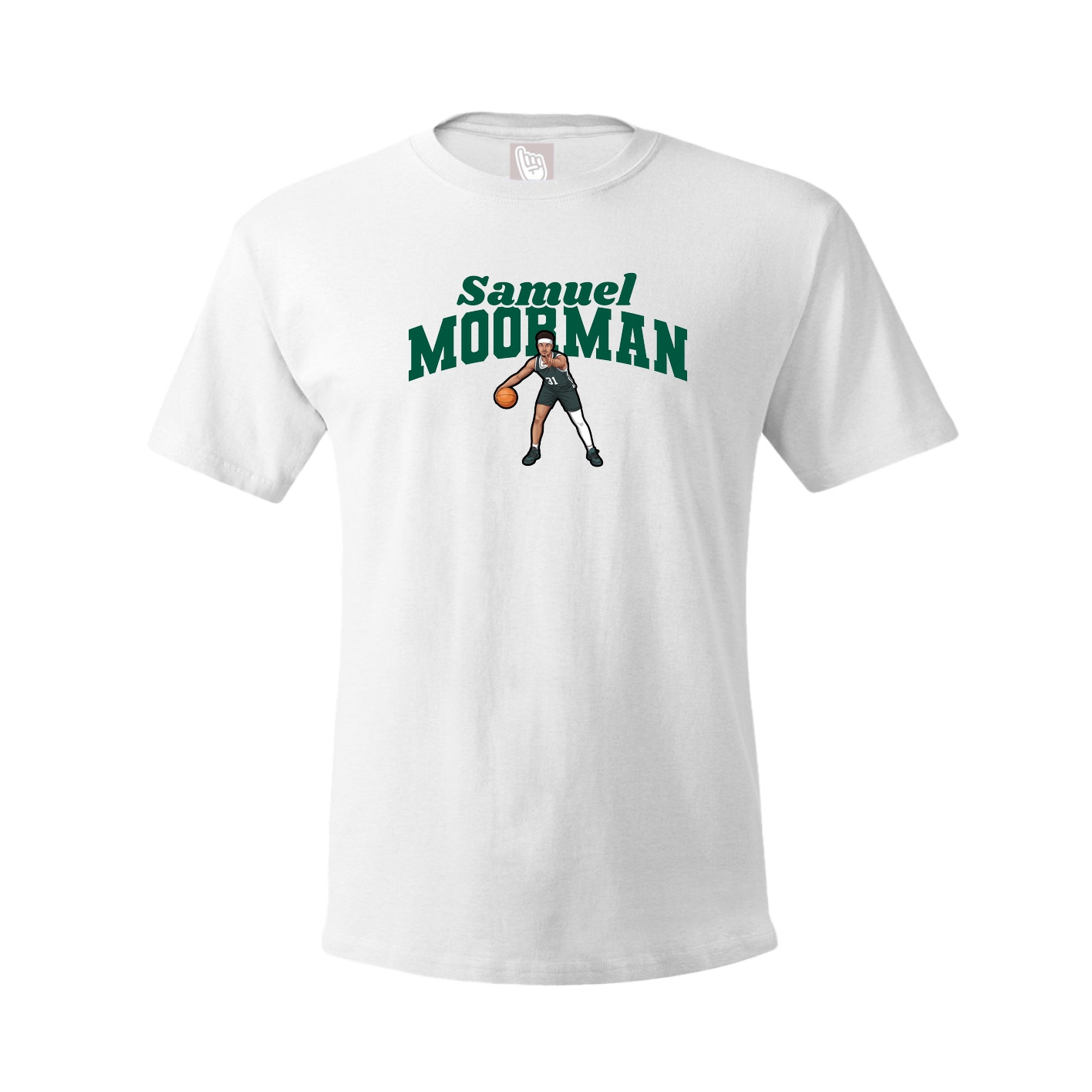 Youth Tee — Signature Arch in White