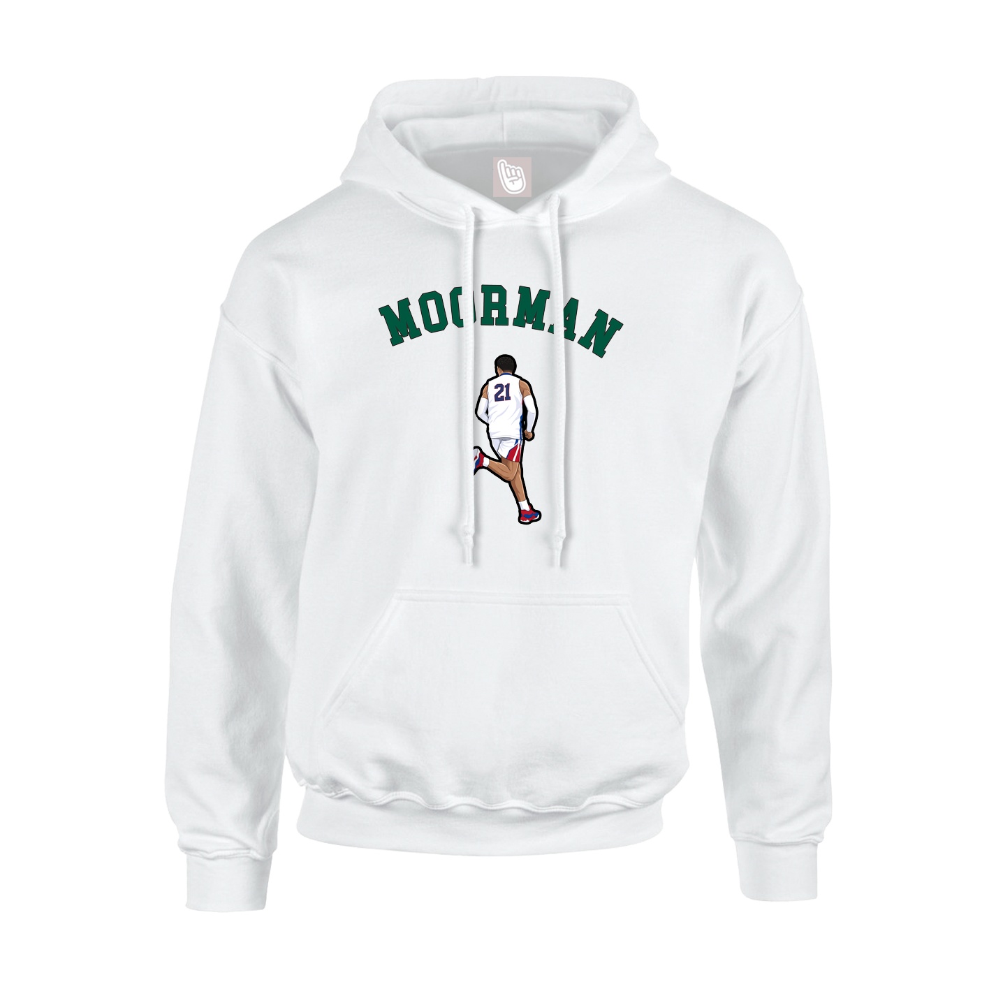 Youth Hoodie — Shirsey Arch in White