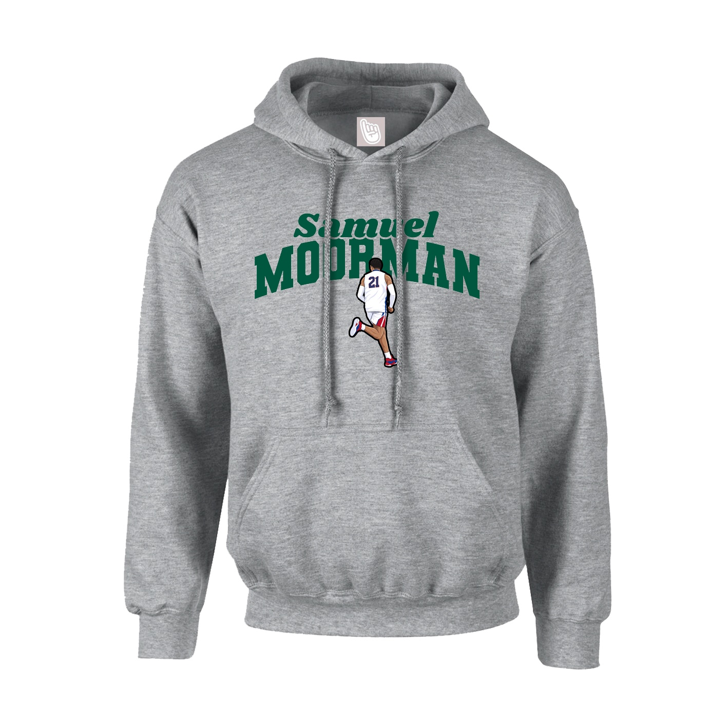Hoodie — Signature Arch in Grey