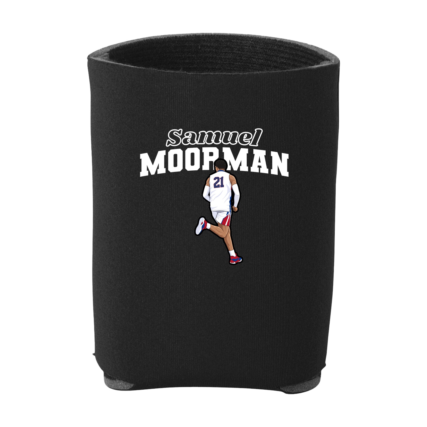 Can Holder — Name Arch in Black