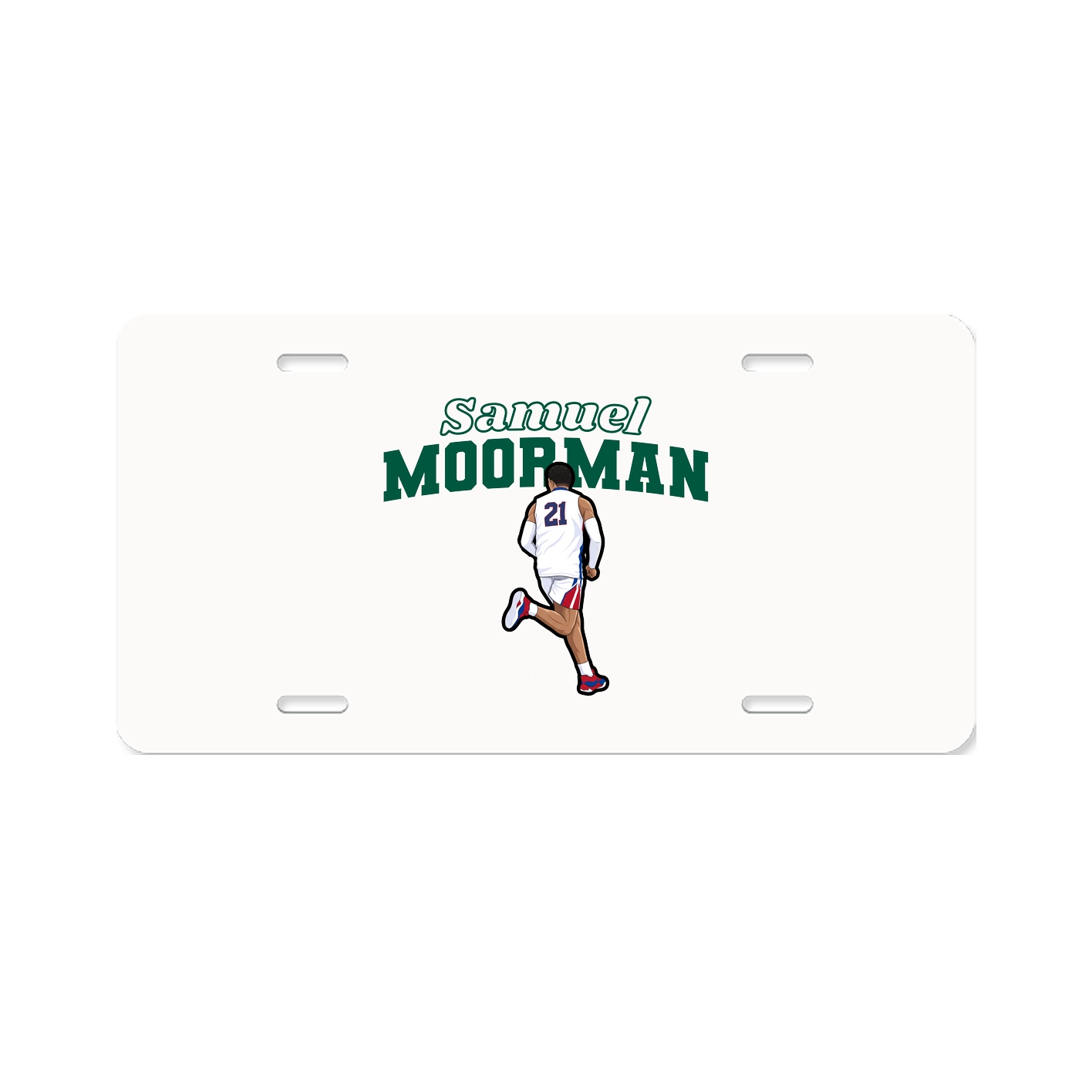 License Plate — Name Arch in Classic