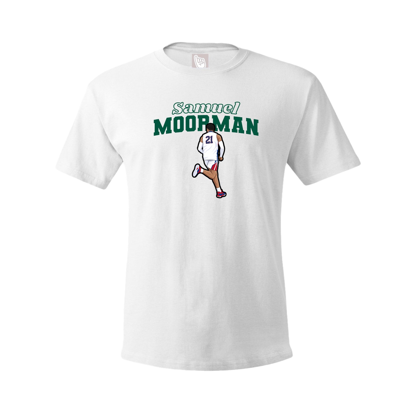 Tee — Name Arch in White