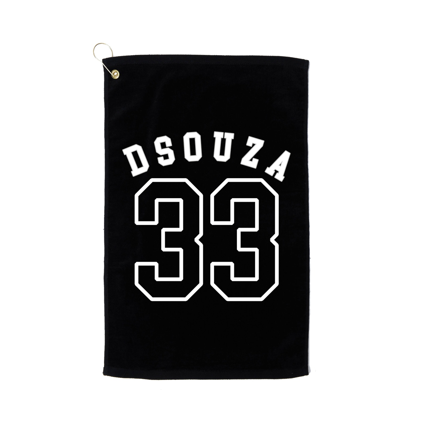 Golf Towel — Shirsey Arch in Black