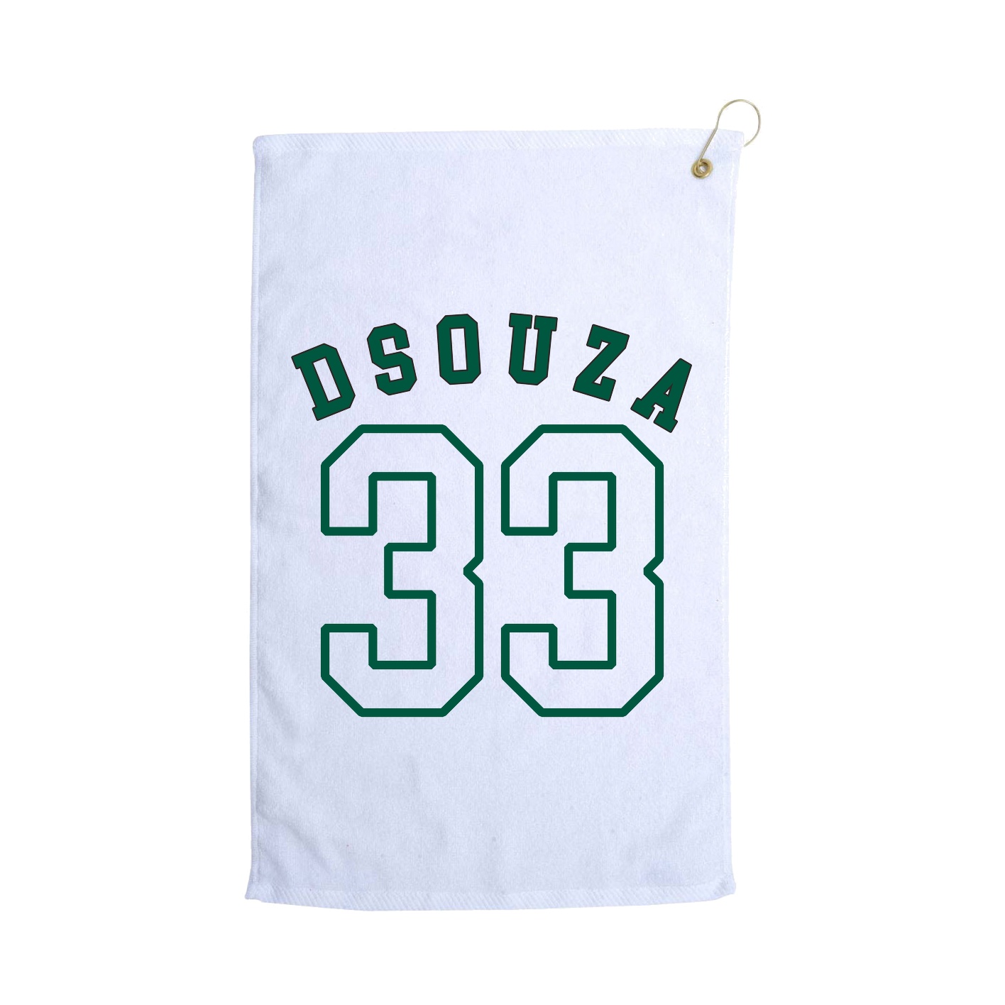 Golf Towel — Shirsey Arch in White