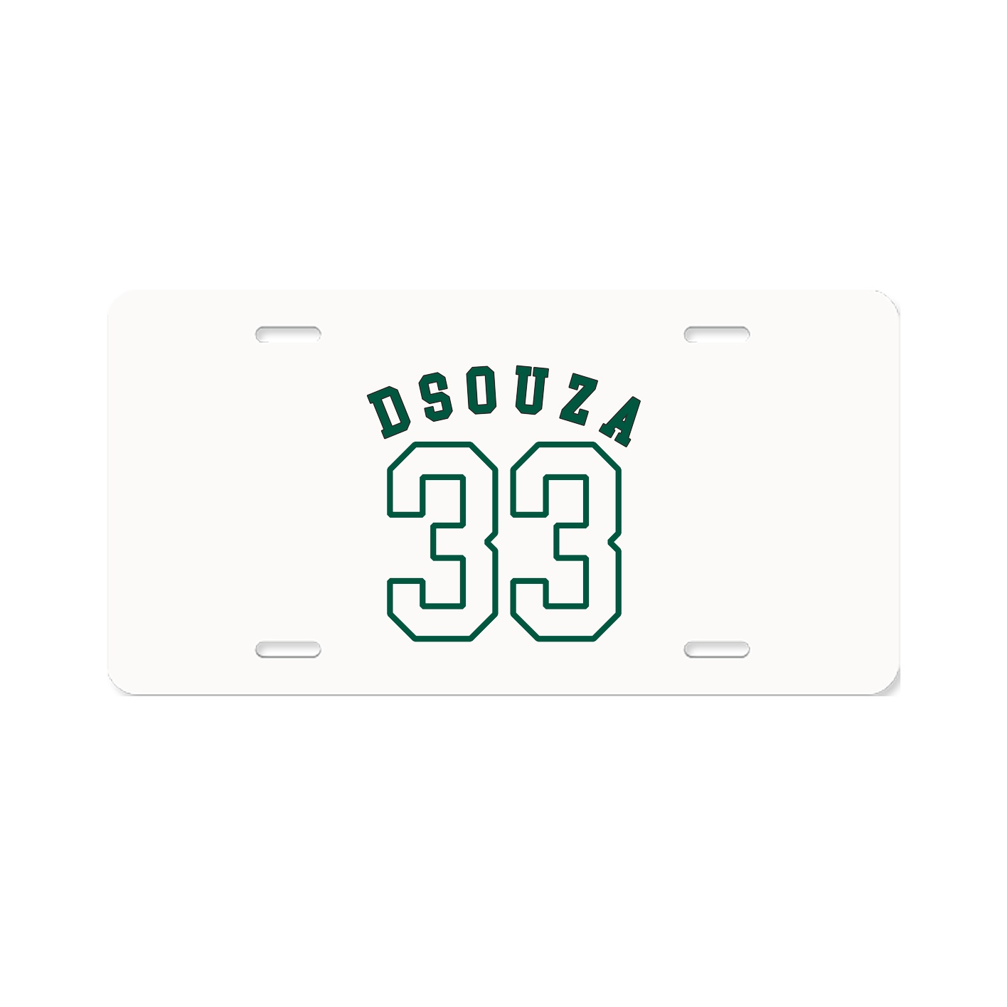 License Plate — Shirsey Arch in Classic