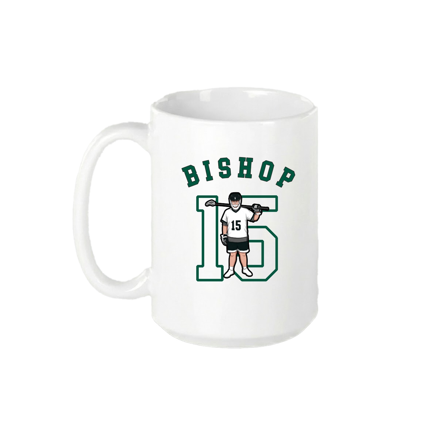 15oz Coffee Mug — Shirsey Arch in White