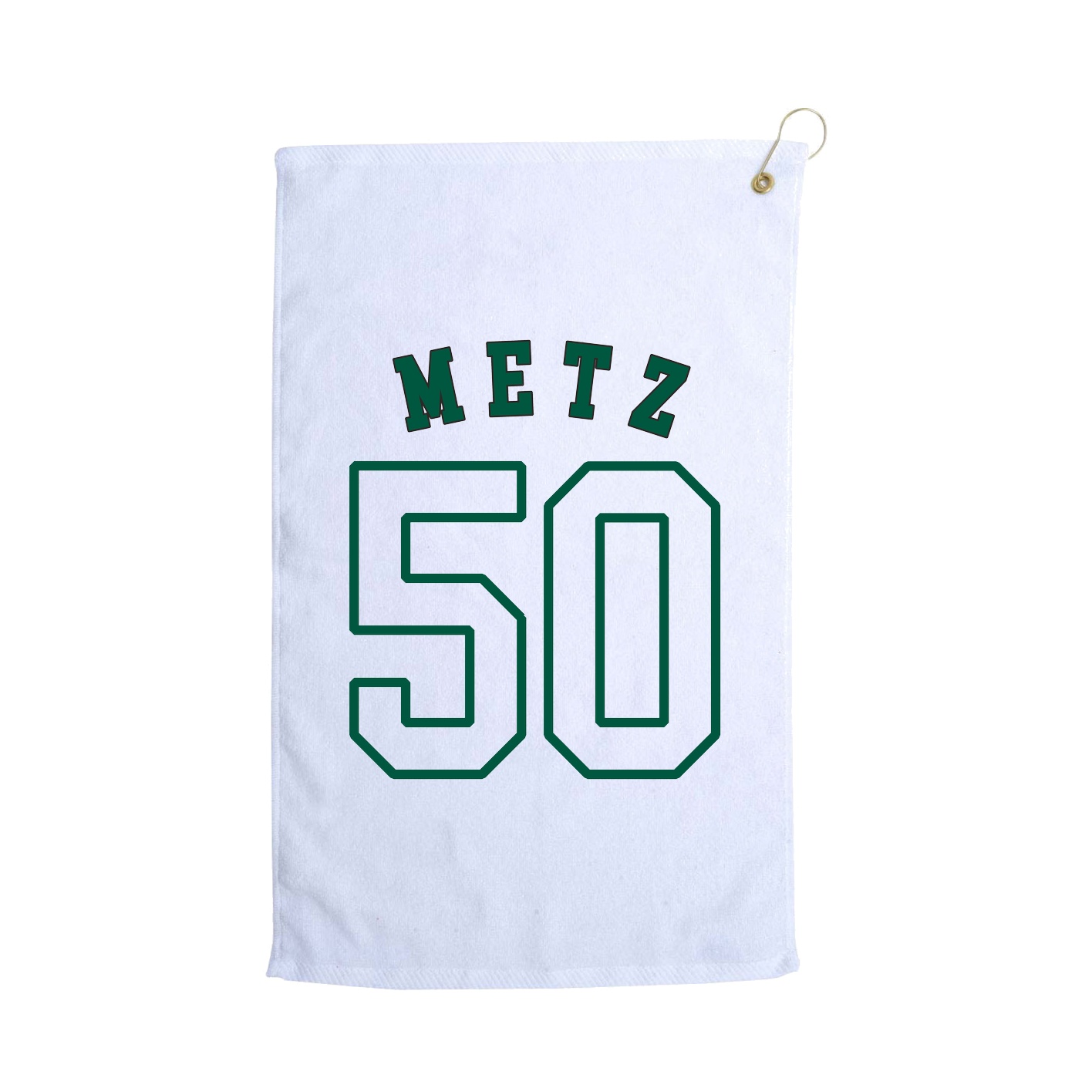 Golf Towel — Shirsey Arch in White