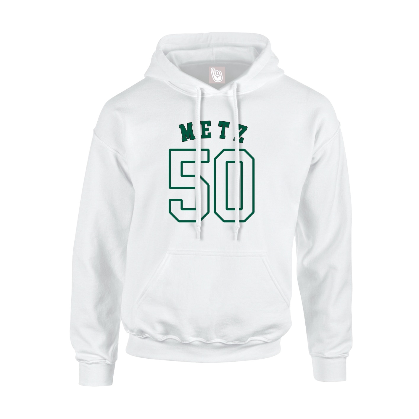 Hoodie — Shirsey Arch in White