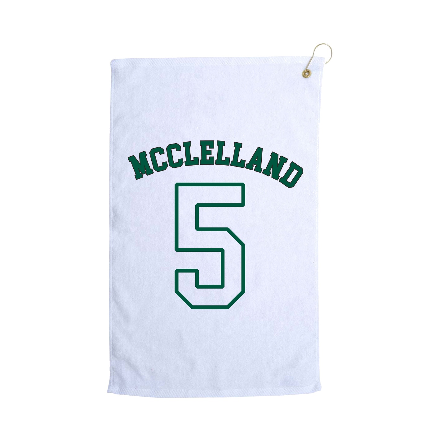 Golf Towel — Shirsey Arch in White