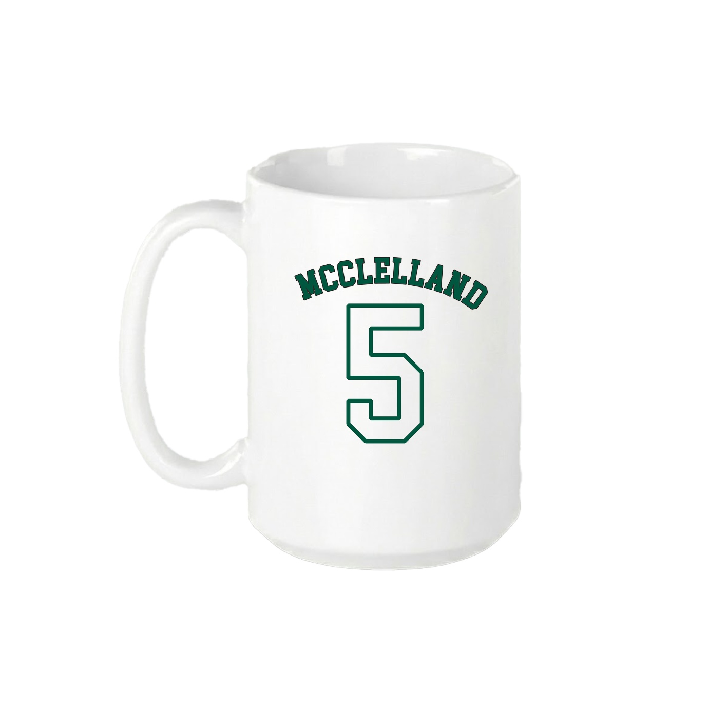 15oz Coffee Mug — Shirsey Arch in White
