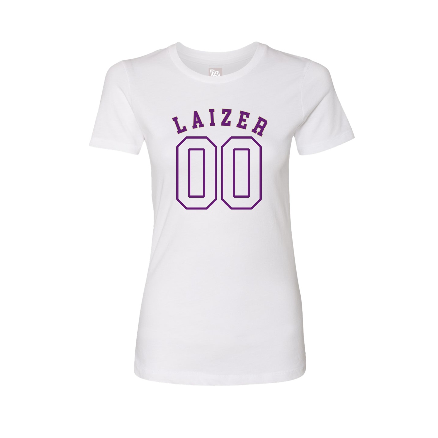 Fitted Women's Tee — Shirsey Arch in White