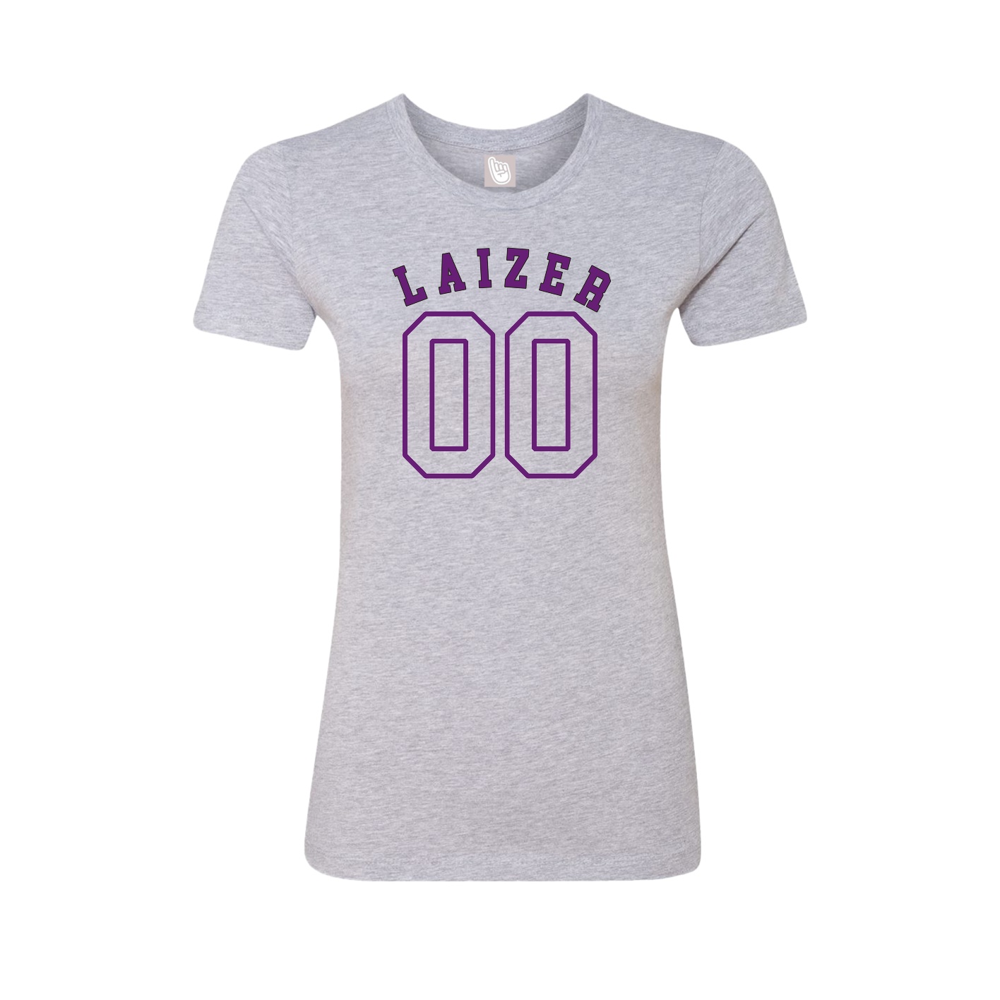 Fitted Women's Tee — Shirsey Arch in Grey