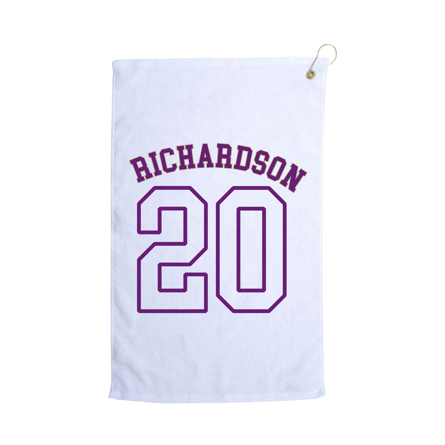 Golf Towel — Shirsey Arch in White