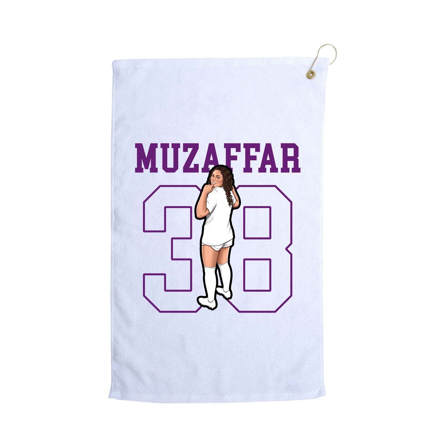 Golf Towel — Shirsey in White