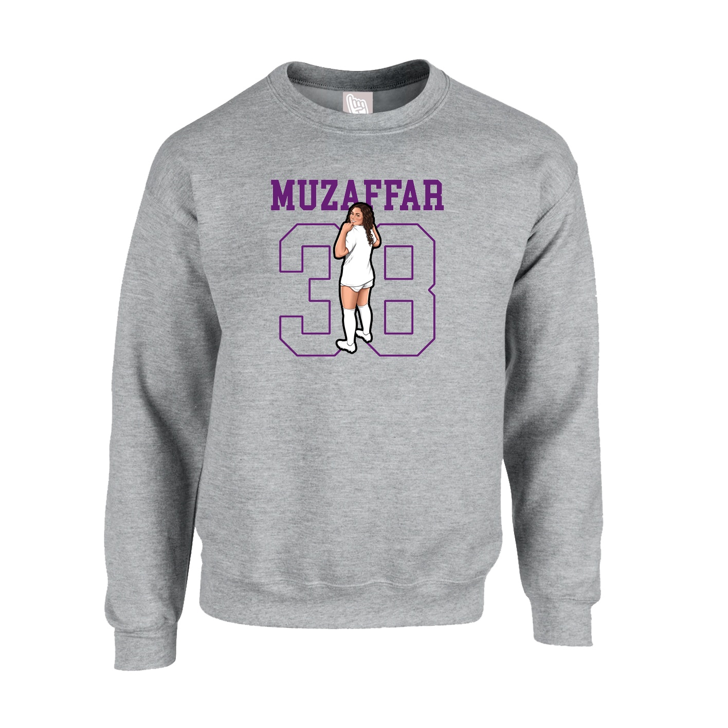 Fleece Crew — Shirsey in Grey
