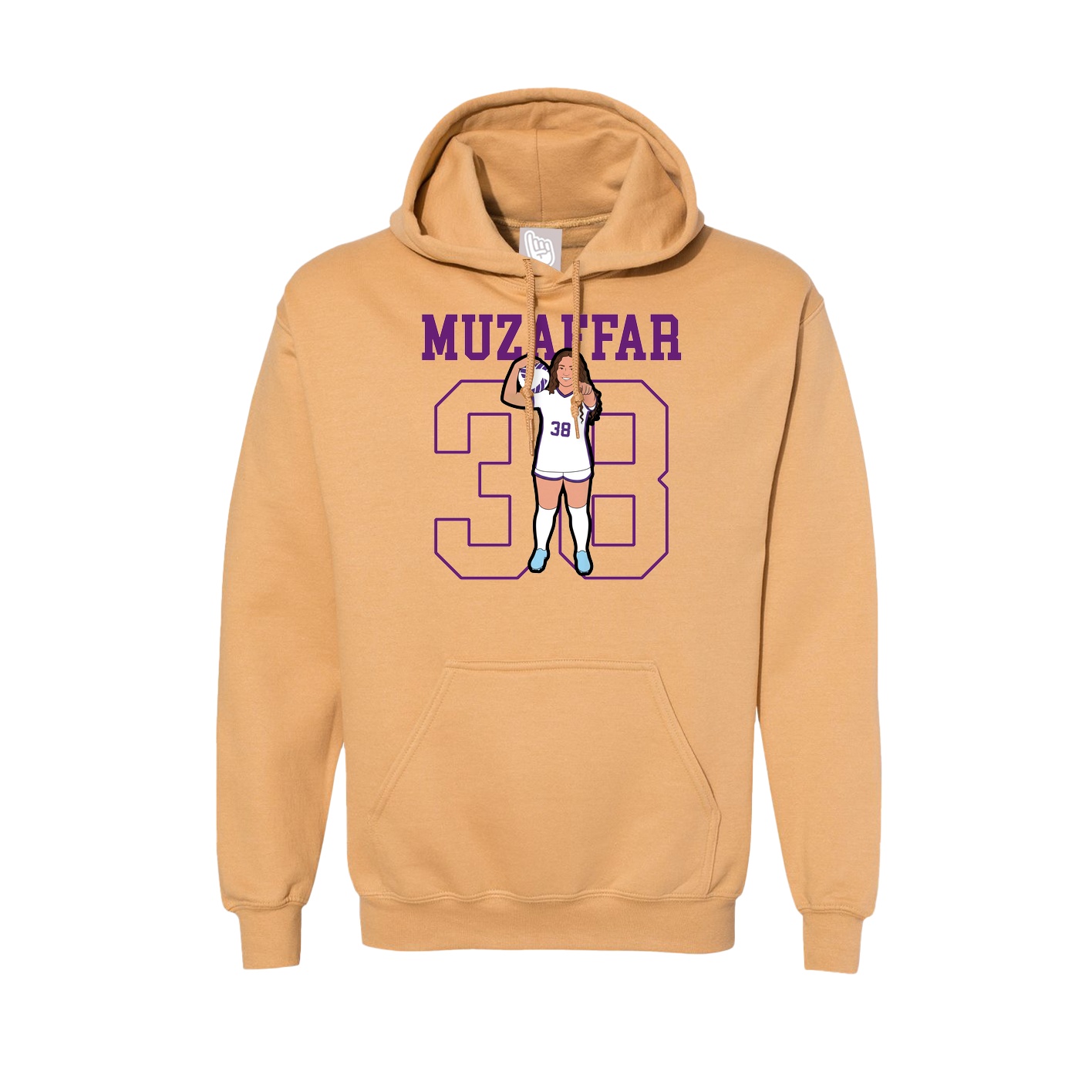 Hoodie — Shirsey in Vegas Gold