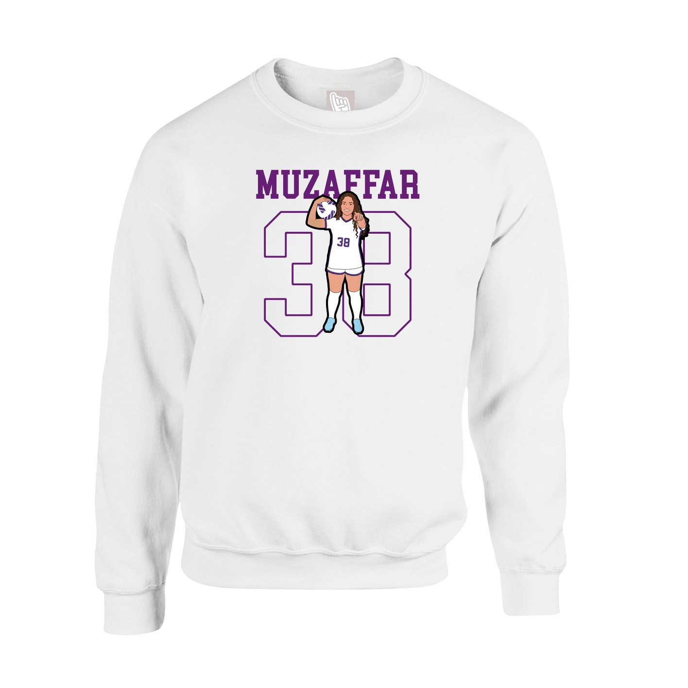 Fleece Crew — Shirsey in White